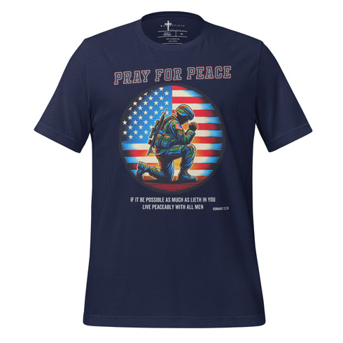 Pray for Peace Christian Bible Verse T-Shirt